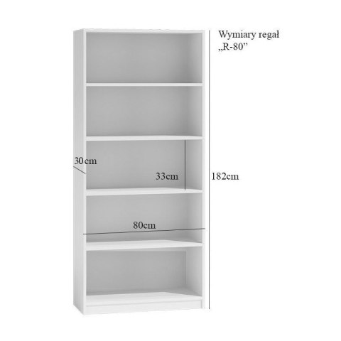 REGAŁ NA KSIĄŻKI 80 CM SONOMA TOP E SHOP REGAŁ NA KSIĄŻKI 80 CM SONOMA TOP E SHOP