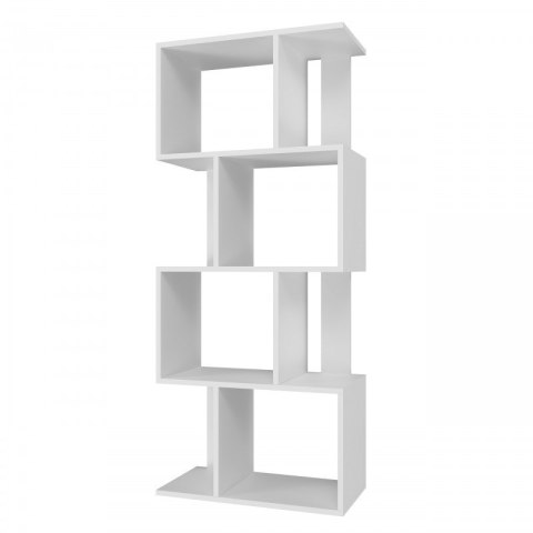 Regał FIESTA 4P 59,5x30xH140 biel TOP E SHOP Regał FIESTA 4P 59,5x30xH140 biel TOP E SHOP
