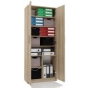 Szafa aktowa OLIV 2D 74x35xH180 sonoma TOP E SHOP
