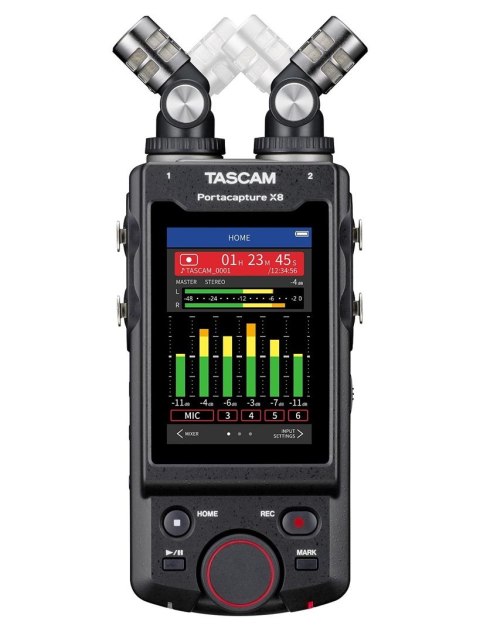 Tascam Portacapture X8 - Przenośny, wielościeżkowy rejestrator o wysokiej rozdzielczości TASCAM Tascam Portacapture X8 - Przenośny, wielościeżkowy rejestrator o wysokiej rozdzielczości TASCAM