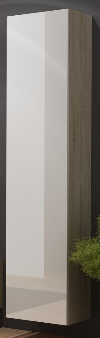 Witryna VIGO pełna'180' 180/40/30 sonoma/biały poł Cama MEBLE Witryna VIGO pełna'180' 180/40/30 sonoma/biały poł Cama MEBLE