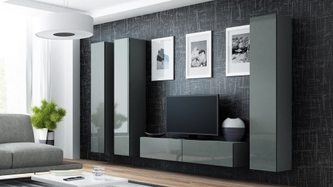 Witryna VIGO pełna'180' 180/40/30 szary/szary poł Cama MEBLE Witryna VIGO pełna'180' 180/40/30 szary/szary poł Cama MEBLE