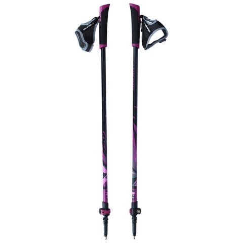 Kije Viking Uppsala Nordic Walking czarno/fioletowe Viking
