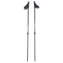 Kije Viking Uppsala Nordic Walking czarno/fioletowe Viking