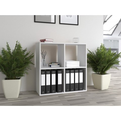 REGAŁ MALAX 2X2 BIAŁY TOP E SHOP REGAŁ MALAX 2X2 BIAŁY TOP E SHOP