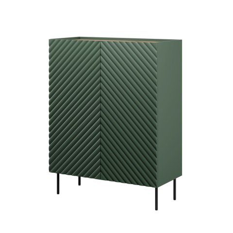 Regał 2D2SZ ONDA 98x45xH127 zieleń Cama MEBLE Regał 2D2SZ ONDA 98x45xH127 zieleń Cama MEBLE
