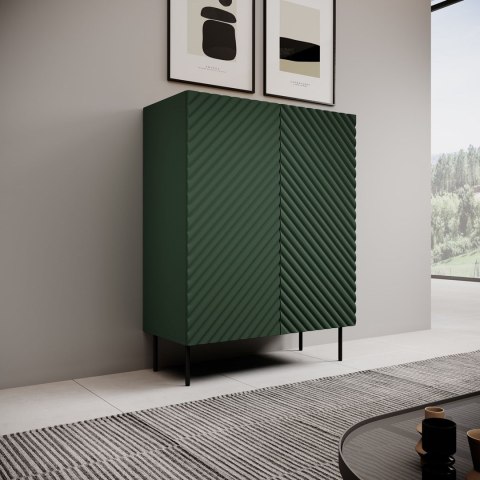 Regał 2D2SZ ONDA 98x45xH127 zieleń Cama MEBLE Regał 2D2SZ ONDA 98x45xH127 zieleń Cama MEBLE