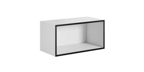 Regał ROCO RO4 75/37/37 biały/ czarny Cama MEBLE Regał ROCO RO4 75/37/37 biały/ czarny Cama MEBLE