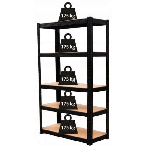Regał metalowy magazynowy P9030 MDF 175KG TOP E SHOP Regał metalowy magazynowy P9030 MDF 175KG TOP E SHOP