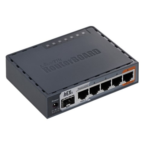 Router Mikrotik hEX S (RB760iGS) Total Ethernet Ports:6; Architecture:MMIPS; CPU core:2 MikroTik Router Mikrotik hEX S (RB760iGS) Total Ethernet Ports:6; Architecture:MMIPS; CPU core:2 MikroTik