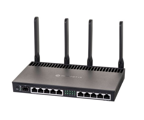 Router WiFi 5 Mikrotik RB4011iGS+5HacQ2HnD-IN 2,4GHz(2x2)/5GHz(4x4) 11p MikroTik Router WiFi 5 Mikrotik RB4011iGS+5HacQ2HnD-IN 2,4GHz(2x2)/5GHz(4x4) 11p MikroTik