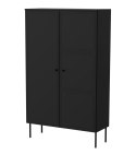 Witryna PALAZZO BIS 100x39x166 czarny mat Cama MEBLE
