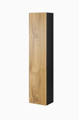 Witryna VIGO pełna'180' 180/40/30 czarny/dąb wotan Cama MEBLE