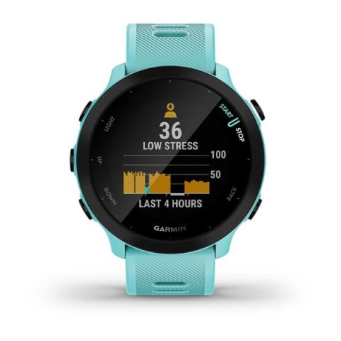 Zegarek Garmin Forerunner 55 42mm Turkusowy Garmin Zegarek Garmin Forerunner 55 42mm Turkusowy Garmin