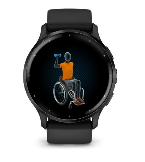 Zegarek Garmin Venu 3 45mm Czarny Garmin Zegarek Garmin Venu 3 45mm Czarny Garmin