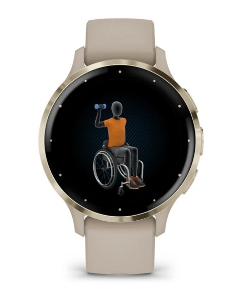 Zegarek Garmin Venu 3S 41mm Beżowy Garmin Zegarek Garmin Venu 3S 41mm Beżowy Garmin