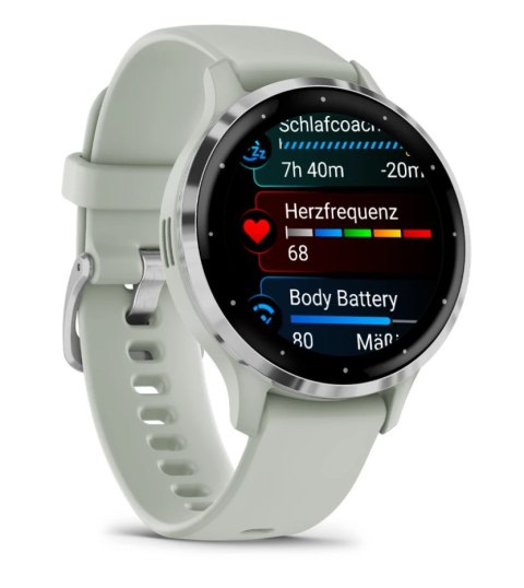 Zegarek Garmin Venu 3S 41mm Srebrny Garmin Zegarek Garmin Venu 3S 41mm Srebrny Garmin
