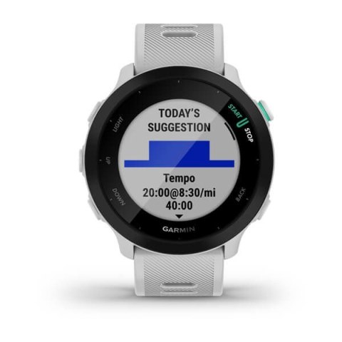 Zegarek sportowy Garmin Forerunner 55 Biały Garmin Zegarek sportowy Garmin Forerunner 55 Biały Garmin
