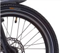 JOBOBIKE Sam - Składany Rower Elektryczny Miejski Dla Seniora 250W Szary Jobobike