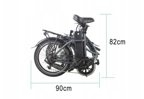 JOBOBIKE Sam - Składany Rower Elektryczny Miejski Dla Seniora 250W Szary Jobobike JOBOBIKE Sam - Składany Rower Elektryczny Miejski Dla Seniora 250W Szary Jobobike