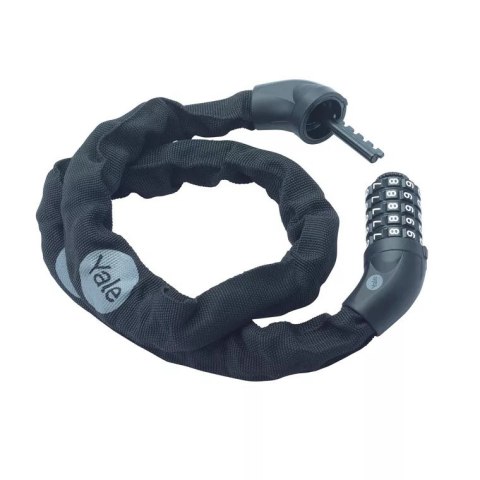 Łańcuch z zamkiem szyfrowym 6x900mm Yale Essential Security Combi Chain 900mm Yale Łańcuch z zamkiem szyfrowym 6x900mm Yale Essential Security Combi Chain 900mm Yale