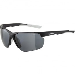 Okulary na rower DEFEY HR kolor BLACK MATT-WHITE szkło BLACK Cat.3 ALPINA