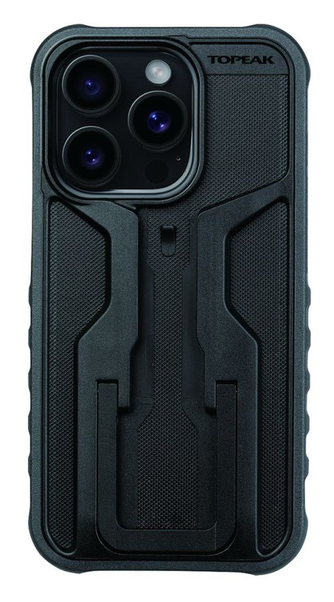 TOPEAK POKROWIEC RIDECASE FOR iPHONE 15 PRO BLACK/GRAY TOPEAK TOPEAK POKROWIEC RIDECASE FOR iPHONE 15 PRO BLACK/GRAY TOPEAK