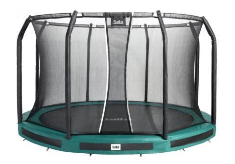Trampolina Premium Ground Combo 427cm zielona Salta Trampolina Premium Ground Combo 427cm zielona Salta