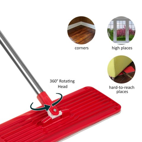 GREENBLUE MOP PŁASKI Z WIADREM I WYCISKACZEM MAXICLEAN + DWA WKŁADY MICROFIBRA HQ, POJEMNOŚĆ 8L GB870 GreenBlue GREENBLUE MOP PŁASKI Z WIADREM I WYCISKACZEM MAXICLEAN + DWA WKŁADY MICROFIBRA HQ, POJEMNOŚĆ 8L GB870 GreenBlue