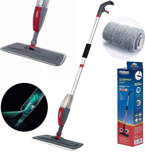 PROMIS MOP ZE SPRYSKIWACZEM, SZARO-CZERWONY MS100G PROMIS PROMIS MOP ZE SPRYSKIWACZEM, SZARO-CZERWONY MS100G PROMIS