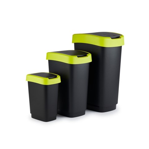 Rotho kosz na śmieci obrotowy TWIST limonkowy 25L Rotho Rotho kosz na śmieci obrotowy TWIST limonkowy 25L Rotho