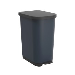 Rotho kosz na śmieci z pedałem RIBO niebieski 35L Rotho