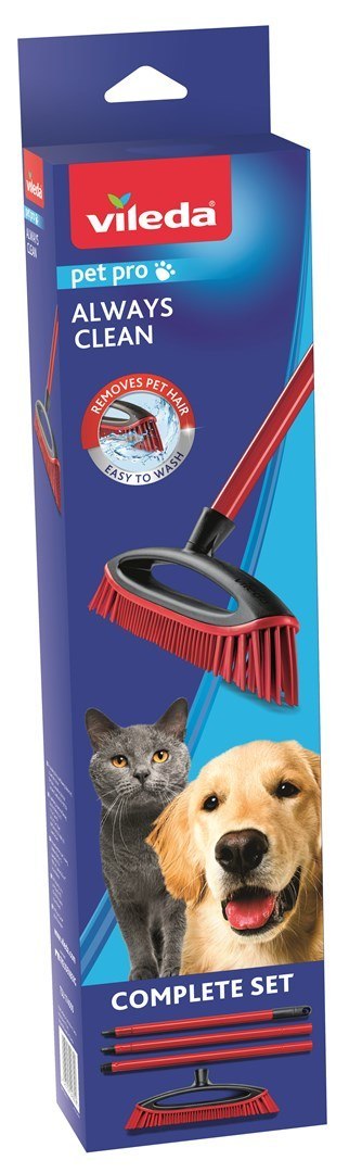 Szczotka do zamiatania sierści i włosów Vileda Always Clean PET PRO VILEDA Szczotka do zamiatania sierści i włosów Vileda Always Clean PET PRO VILEDA