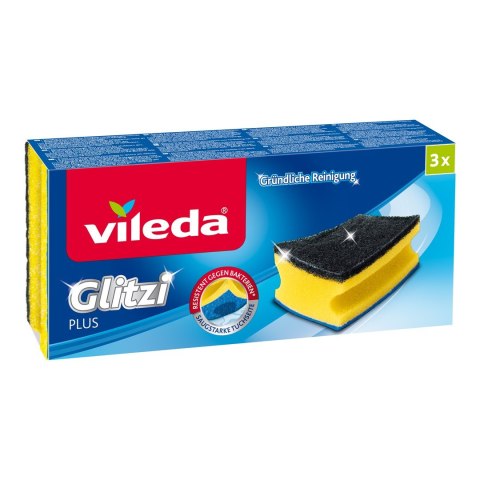 Zmywak profilowany Vileda Glitzi Plus 3szt. VILEDA Zmywak profilowany Vileda Glitzi Plus 3szt. VILEDA