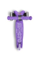 Micro Trójkołowa hulajnoga Maxi Deluxe LED PURPLE Micro