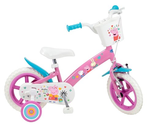 Rower dziecięcy 12" Świnka Peppa różowa 1195 Pink TOIMSA Rower dziecięcy 12" Świnka Peppa różowa 1195 Pink TOIMSA