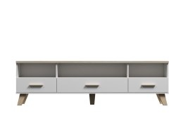 RTV LOTTA 180 3S3K biały+ dąb sonoma Cama MEBLE