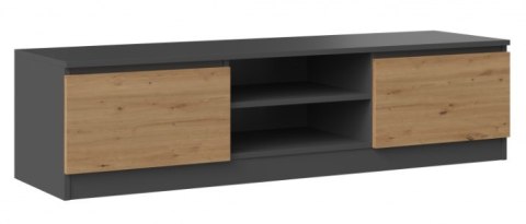 Szafka RTV 140x40xH36 antracyt/artisan TOP E SHOP Szafka RTV 140x40xH36 antracyt/artisan TOP E SHOP