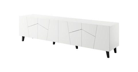 Szafka RTV ETNA 200x42x52 biały mat Cama MEBLE Szafka RTV ETNA 200x42x52 biały mat Cama MEBLE