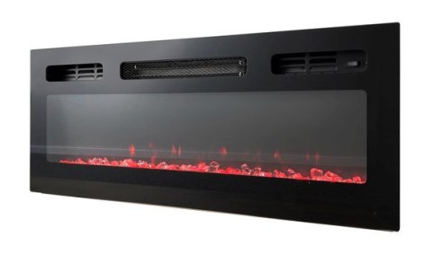 Szafka RTV EVA z kominkiem elektrycznym 180x40x52 biały/biały połysk Cama MEBLE Szafka RTV EVA z kominkiem elektrycznym 180x40x52 biały/biały połysk Cama MEBLE
