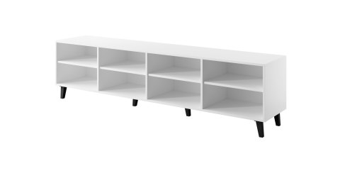 Szafka RTV FARO 200x42x52 biały mat + dąb craft Cama MEBLE Szafka RTV FARO 200x42x52 biały mat + dąb craft Cama MEBLE