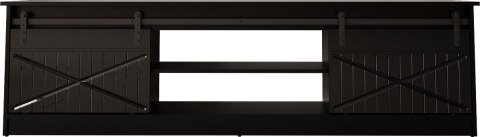 Szafka RTV GRANERO 200x56,7x35 czarny/czarny poł Cama MEBLE Szafka RTV GRANERO 200x56,7x35 czarny/czarny poł Cama MEBLE