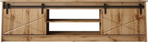 Szafka RTV GRANERO 200x56,7x35 dąb wotan Cama MEBLE Szafka RTV GRANERO 200x56,7x35 dąb wotan Cama MEBLE