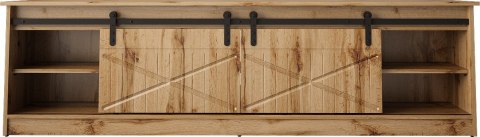 Szafka RTV GRANERO 200x56,7x35 dąb wotan Cama MEBLE Szafka RTV GRANERO 200x56,7x35 dąb wotan Cama MEBLE