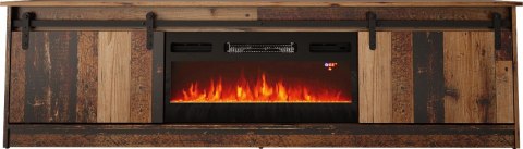 Szafka RTV GRANERO+kominek 200x56,7x35 old wood Cama MEBLE Szafka RTV GRANERO+kominek 200x56,7x35 old wood Cama MEBLE