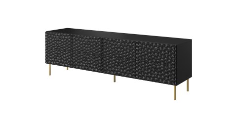 Szafka RTV HOLE 190x40,5xH59,5 czarny mat Cama MEBLE Szafka RTV HOLE 190x40,5xH59,5 czarny mat Cama MEBLE