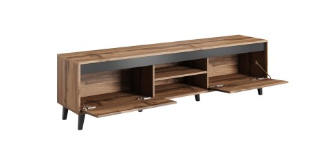 Szafka RTV NORD II 170cm dąb wotan/antracyt Cama MEBLE Szafka RTV NORD II 170cm dąb wotan/antracyt Cama MEBLE
