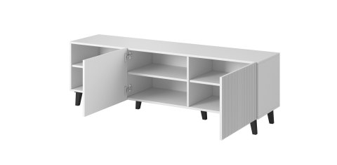 Szafka RTV PAFOS 150x40x52 biały mat Cama MEBLE Szafka RTV PAFOS 150x40x52 biały mat Cama MEBLE