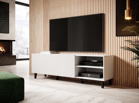 Szafka RTV PAFOS 150x40x52 biały mat Cama MEBLE Szafka RTV PAFOS 150x40x52 biały mat Cama MEBLE