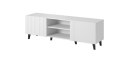 Szafka RTV PAFOS 150x40x52 biały mat Cama MEBLE